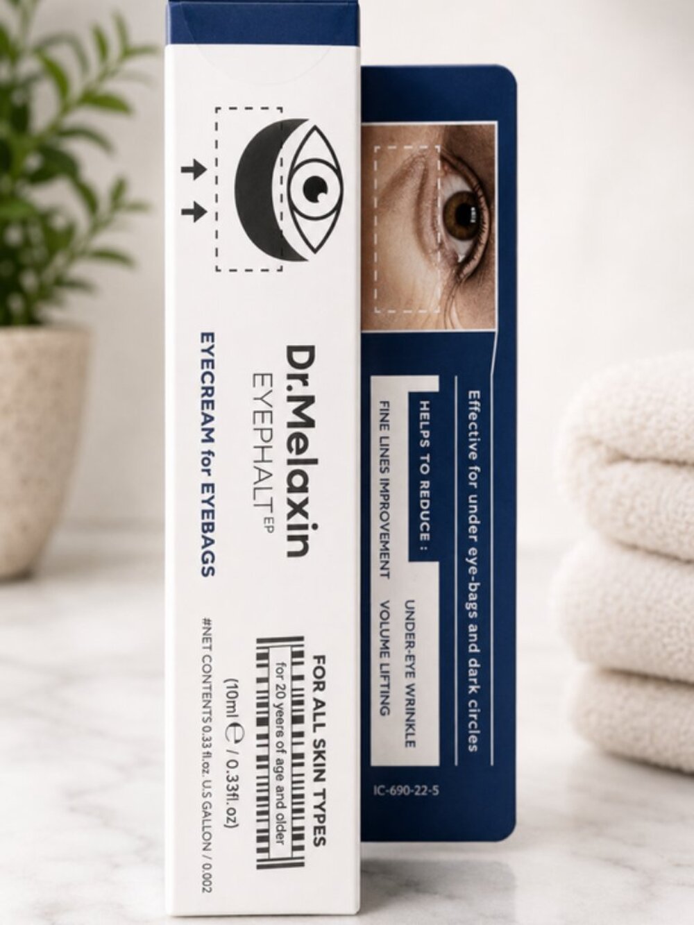 Dr.Melaxin Eyephalt Cream for Eyebags, Dark Circles & Fine Lines